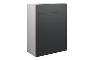 Eden 600mm Standard WC Unit - Matt Graphite Grey (Grey Cab)